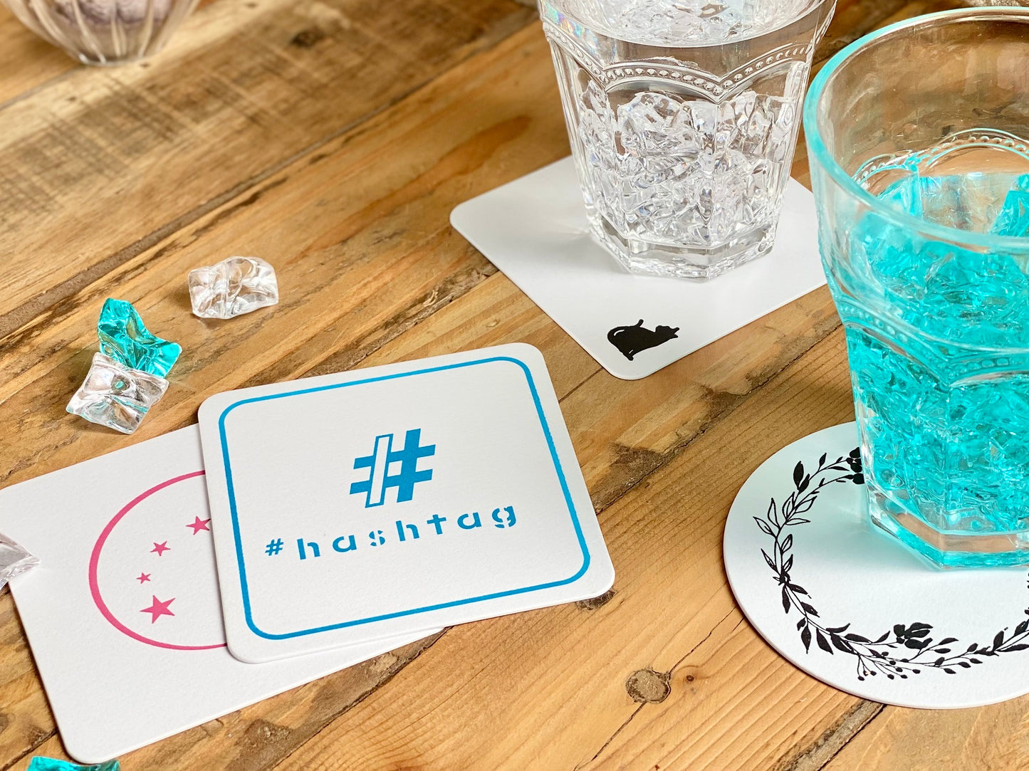 コースター オリジナル印刷(ベタなし)