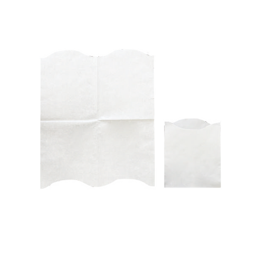 デンタル紙エプロン 無地 (4折)