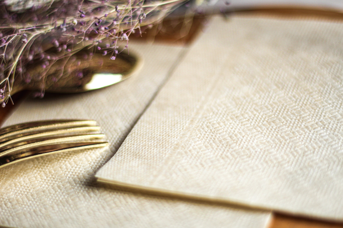 4折シングルナフキン 125PAC 白地/未晒