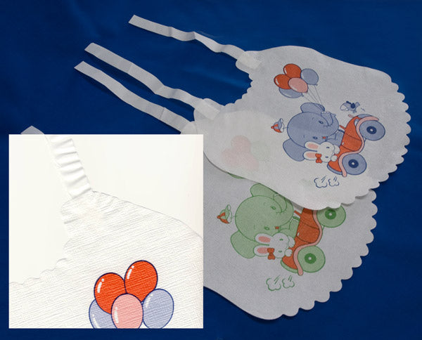 純白紙エプロン 白無地 首紐付き 横紐付き/なし