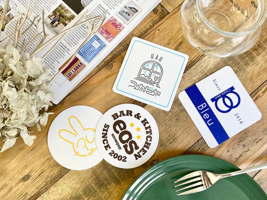 コースター オリジナル印刷(ベタなし)